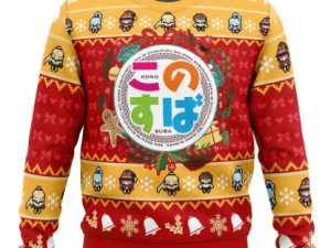 Wonderful Christmas Konosuba Ugly Christmas Sweater - Image 1
