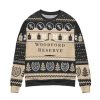 Woodford Reserve Bourbon Snowflake Pine Tree Pattern Ugly Christmas Sweater - Image 1