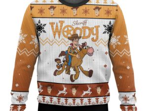 Woody Toy Story Ugly Christmas Sweater - Image 1