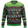 Wubba Lubba Rick And Morty Ugly Christmas Sweater - Image 1
