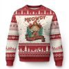 Xmas Cowboy Cat Ugly Christmas Sweater Meowdy Christmas And Happy Mew Year - Image 1