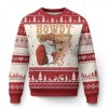 Xmas Cowboy Santa Ugly Christmas Sweater Howdy Santa Vintage Western - Image 1