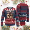 Xmas Cowboy Ugly Christmas Sweater Vintage Jingle Horse Rodeo Funny Howdy Western - Image 1