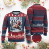 Xmas Hunting Ugly Christmas Sweater Reindeer Game Santa Hunter Deer Season - Image 1