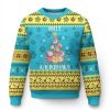 Xmas In Hawaii Ugly Christmas Sweater Christmas Tree Tropical Flower - Image 1