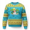 Xmas In Hawaii Ugly Christmas Sweater Hawaiian Snowman Xmas Palm Tree At The Beach - Image 1
