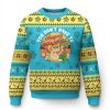 Xmas In Hawaii Ugly Christmas Sweater Hawaiian Snowman You Dont Have To Shovel Sunshine - Image 1