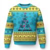 Xmas In Hawaii Ugly Christmas Sweater Kakau Tattoo Turtle Xmas Tree - Image 1