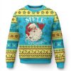Xmas In Hawaii Ugly Christmas Sweater Retro Santa Shaka Aloha - Image 1