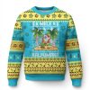 Xmas In Hawaii Ugly Christmas Sweater Santa Hawaiian Christmas Hula Dance - Image 1