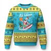 Xmas In Hawaii Ugly Christmas Sweater Surfing Santa Vintage Hawaiian Christmas - Image 1