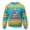 Xmas In Hawaii Ugly Christmas Sweater Tropical Hawaiian Plumeria - Image 1
