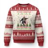Xmas Nakatomi Plaza Ugly Christmas Sweater Its Not Christmas Until Hans Gruber Falls - Image 1