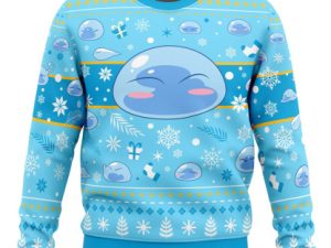 Xmas Slime That Time I Got Reincarnated As A Slime Ugly Christmas Sweater - Image 1