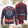 Xmas Ugly Christmas Sweater On The List Of Naughty And I Regret Nothing - Image 1