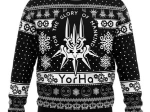 Yorha Nier Automata Ugly Christmas Sweater - Image 1