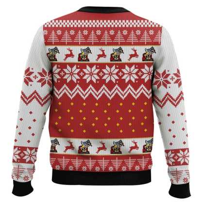 you are the one thor me ugly christmas sweater 2 You Are The One Thor Me Ugly Christmas Sweater - Image 2