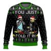 You Just Fold It In Christmas Ugly Christmas Sweater - Image 1