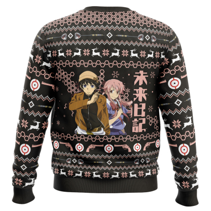 your life is fair game future diary ugly christmas sweater 2 Your Life Is Fair Game Future Diary Ugly Christmas Sweater - Image 2