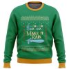 Zelda Make It Rain Ugly Christmas Sweater - Image 1