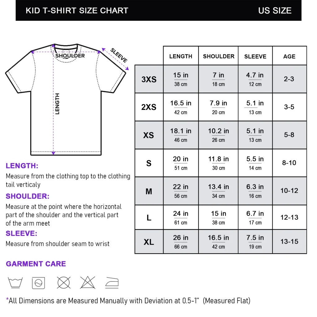 Size Chart Kid T Shirt 2048x2048