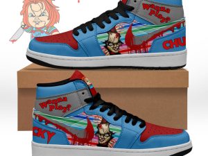 Chucky Costume Chucky AJ1 High Sneakers Shoes For Men And Women - Image 1