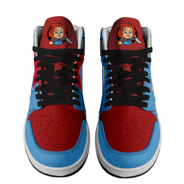 Chucky Costume Chucky AJ1 High Sneakers Shoes For Men And Women - Image 2