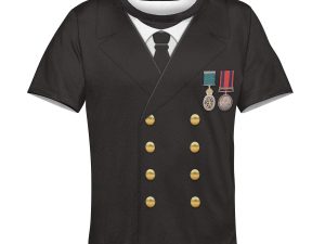 Edward John Smith Costume Cosplay Kid Hoodie Sweatshirt T-Shirt 3 - Image 1