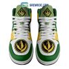 Green Ranger Dragon Shield Mighty Morphin Cosplay Power Rangers AJ1 High Sneakers Shoes For Men And Women - Image 2