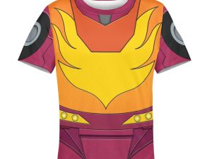 Hot Rodimus Kid Costume Cosplay Hoodie Sweatshirt T-Shirt 3 - Image 1