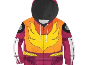 Hot Rodimus Kid Costume Cosplay Hoodie Sweatshirt T-Shirt 4 - Image 1