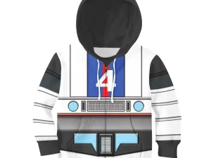 Jazz G1 Kid Costume Cosplay Hoodie Sweatshirt T-Shirt 4 - Image 1