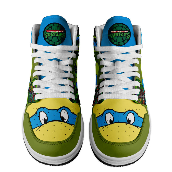 leonardo tmnt costume teenage mutant ninja turtles aj1 high sneakers shoes for men and women 2 Leonardo TMNT Costume Teenage Mutant Ninja Turtles AJ1 High Sneakers Shoes For Men And Women - Image 2