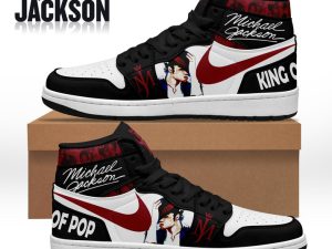 Michael Jackson Costume Shoes Michael Jackson AJ1 High Sneakers Shoes For Men And Women - Image 1