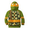 Michelangelo Costume Cosplay Kid Hoodie Sweatshirt T-Shirt 1 - Image 2