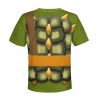 Michelangelo Costume Cosplay Kid Hoodie Sweatshirt T-Shirt 3 - Image 2