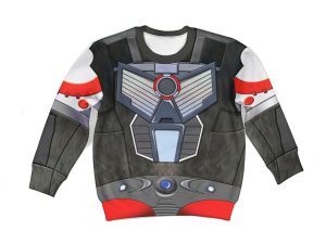 Optimus Primal Beast Wars Kid Costume Cosplay Hoodie Sweatshirt T-Shirt 2 - Image 1