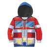 Optimus Prime Kid Costume Cosplay Hoodie Sweatshirt T-Shirt 1 - Image 1