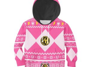 Pink Power Ranger Kid Tops 1 - Image 1