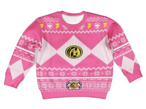 Pink Power Ranger Kid Tops 2 - Image 1