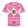 Pink Power Ranger Kid Tops 3 - Image 1