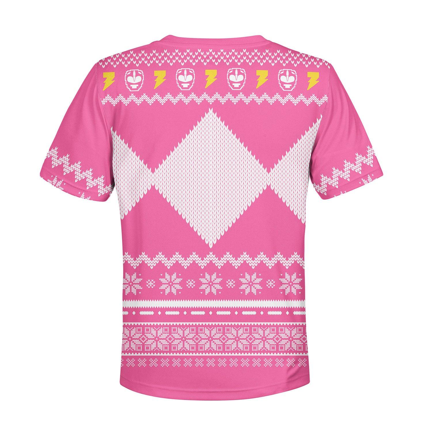 pink power ranger kid tops 3 2 Pink Power Ranger Kid Tops 3 - Image 2