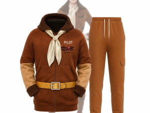 Proud Amelia Earhart - Inspired Pilot Costumes Track suit - Image 1