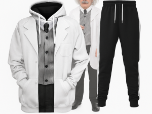 Proud Einstein-Inspired Scientist Costumes Track suit - Image 1