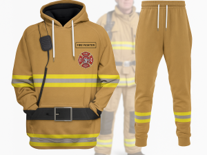 Proud Fire Fighter Costumes Track Suit - Image 1