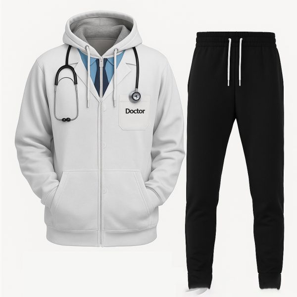 Proud Hippocrates-Inspired Doctor Costumes Track suit - Image 1