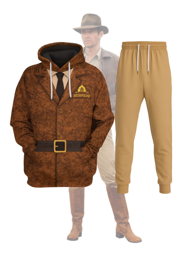 Proud Indiana Jones-Inspired Archaeology Costumes Track suit - Image 1
