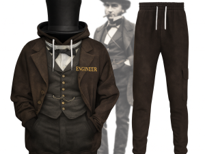 Proud Isambard Kingdom Brunel - Bridge engineer Costumes Track suit - Image 1