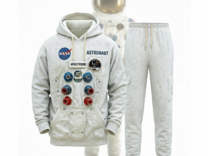 Proud Neil Armstrong - Inspired Astronaut Costumes Track suit - Image 1