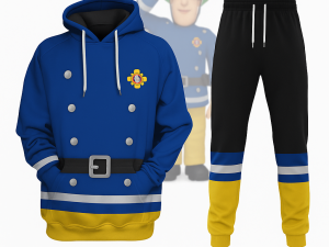 Proud Sam-Inspired Fireman Costumes Track suit - Image 1